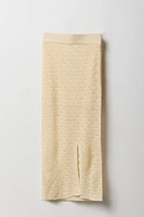 Jupe maxi en tricot crocheté pour fille