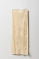 Jupe maxi en tricot crocheté pour fille