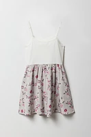 Robe-camisole deux-tons pour fille