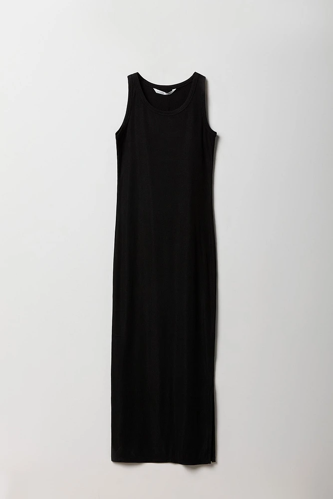 Robe-camisole maxi côtelée pour filles