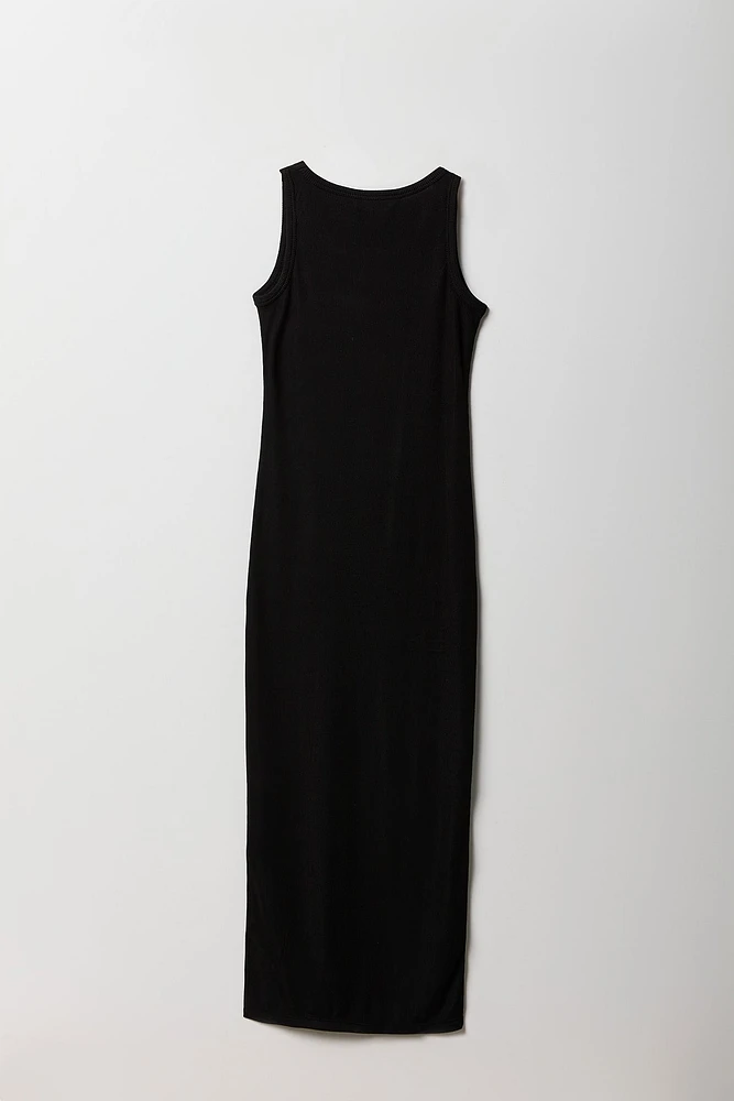 Robe-camisole maxi côtelée pour filles