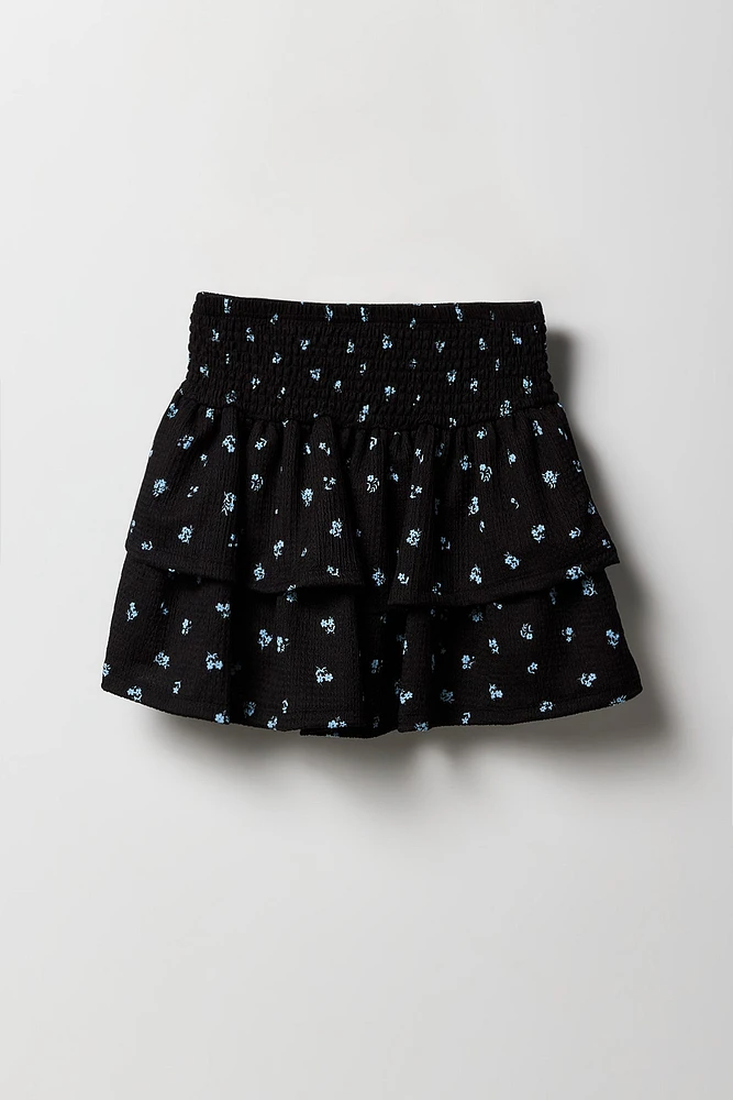 Girls Smocked Tank & Skort 2 Piece Set