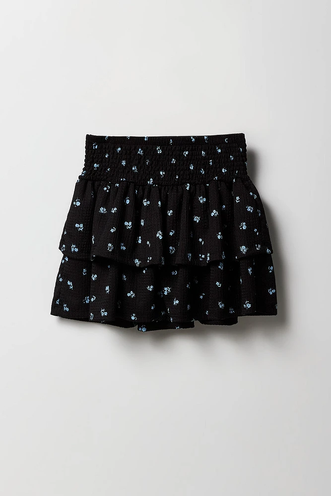 Girls Smocked Tank & Skort 2 Piece Set