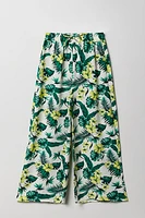 Girls Off Shoulder Top & Wide Leg Pant 2 Piece Set