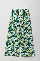 Girls Off Shoulder Top & Wide Leg Pant 2 Piece Set