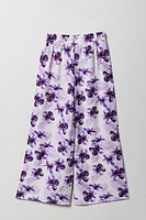 Ensemble avec haut à épaules dénudées et pantalon jambe large pour fille