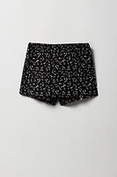 Girls Floral Textured Tank & Skort 2 Piece Set