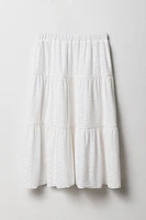 Ensemble avec débardeur à oeillets et jupe maxi pour fille