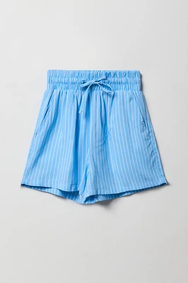 Short fluide à taille coulissante pour fille