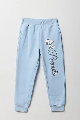 Girls Peanuts Graphic Fleece Jogger