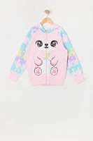 Girls Fairy Unicorn Character Hoodie