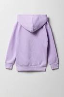 Girls Sweet Angel Graphic Fleece Hoodie