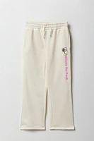 Girls Pooh Bear Graphic Fleece Sweatpant