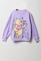 Girls Winnie the Pooh Graphic Fleece Sweatshirt