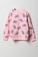 Girls Angel Printed Sweatshirt