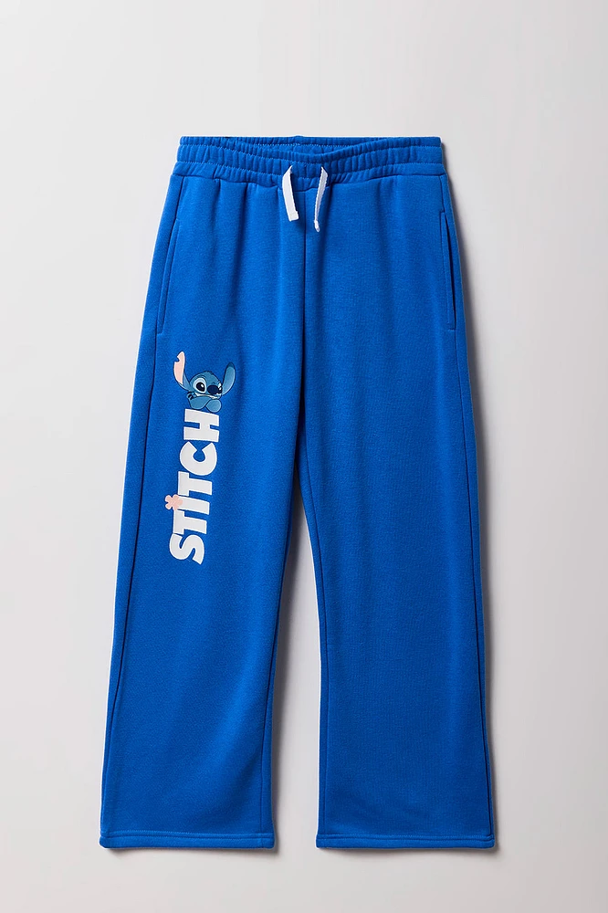 Girls Stitch Graphic Fleece Sweatpant