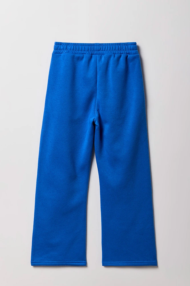 Pantalon d'entraînement en molleton à imprimé Stitch pour fille