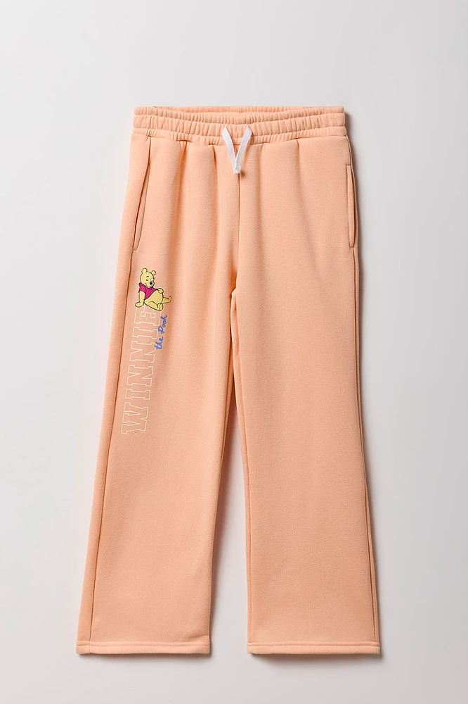 Pantalon d'entraînement en molleton à imprimé Winnie the Pooh pour fille