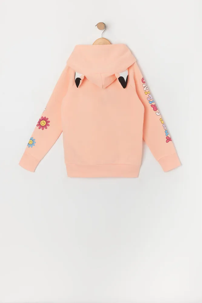 Girls Daisy Fox Character Hoodie