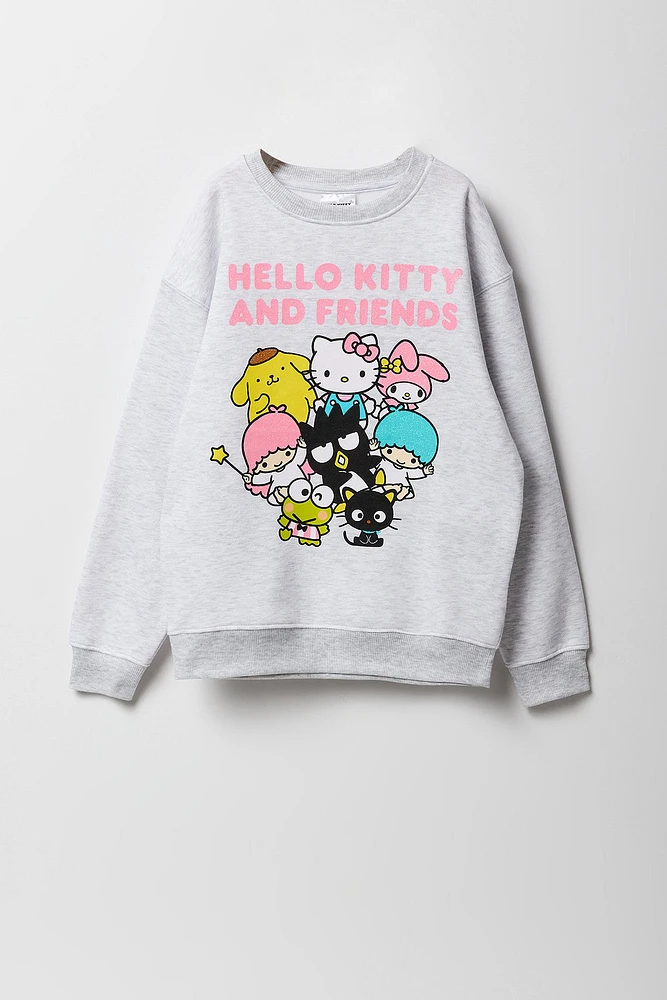 Chandail en molleton Ã  imprimÃ© Hello Kitty & Friends pour fille