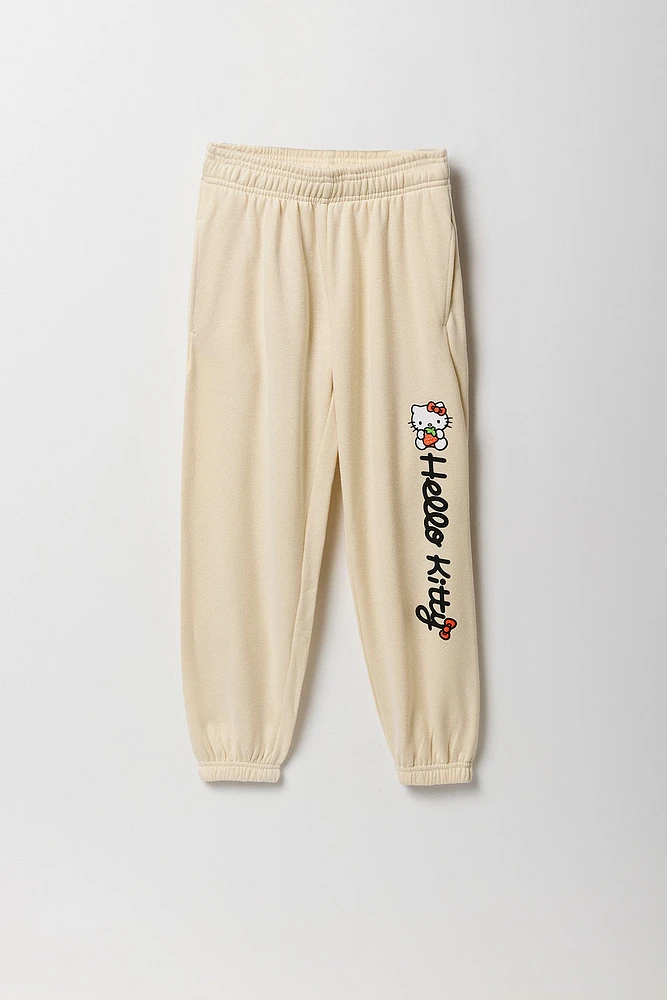 Jogger en molleton à imprimé Hello Kitty pour fille