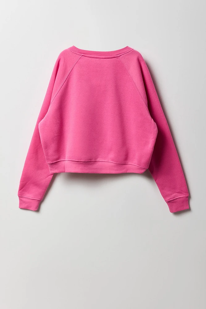 Ensemble deux pièces chandail et short en molleton à imprimé Hello Kitty & Friends pour filles