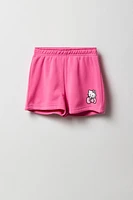 Ensemble deux pièces chandail et short en molleton à imprimé Hello Kitty & Friends pour filles