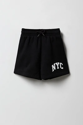 Girls Graphic Fleece Short