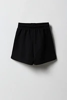 Girls Graphic Fleece Short