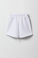 Short en molleton imprimé pour fille