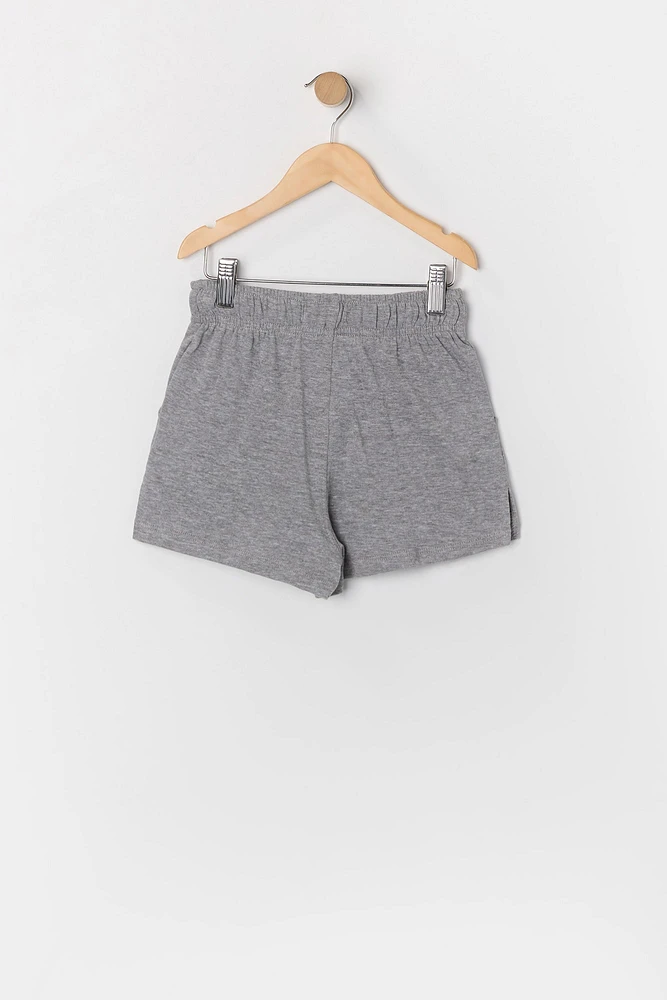 Girls Los Angeles Graphic Fleece Short