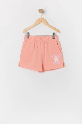 Girls Florida Graphic Fleece Short