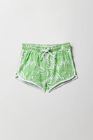 Girls Active Printed Dolphin Short