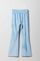 Pantalon à jambe évasée en velours pour fille