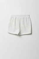 Ensemble deux pièces chandail et short en molleton pour filles