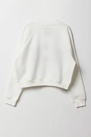 Ensemble deux pièces chandail et short en molleton pour filles