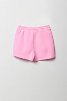 Ensemble deux pièces chandail et short en molleton pour filles