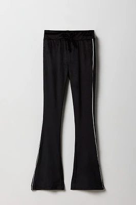 Girls Velour Flare Pant