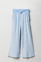 Girls Aeropostale Velour Wide Leg Pant