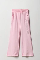 Girls Aeropostale Velour Wide Leg Pant