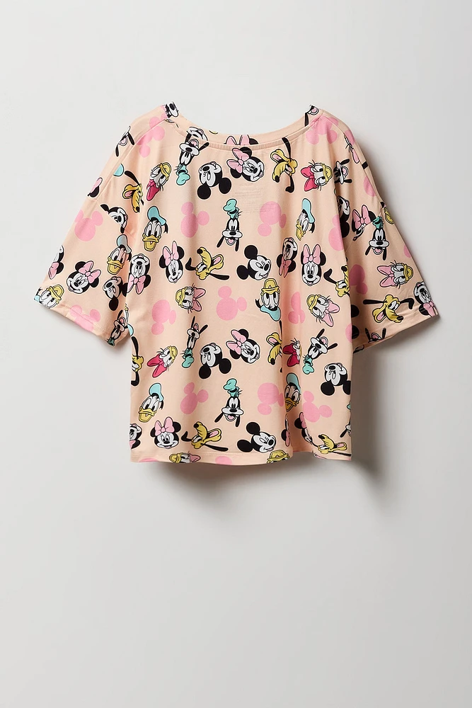 Ensemble avec t-shirt à imprimé Mickey & Friends et pantalon pour fille