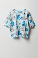 Ensemble avec t-shirt à imprimé Stitch & Angel et pantalon pour fille