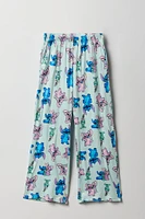 Ensemble avec t-shirt à imprimé Stitch & Angel et pantalon pour fille