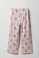 Ensemble avec t-shirt à imprimé Marie et pantalon pour fille