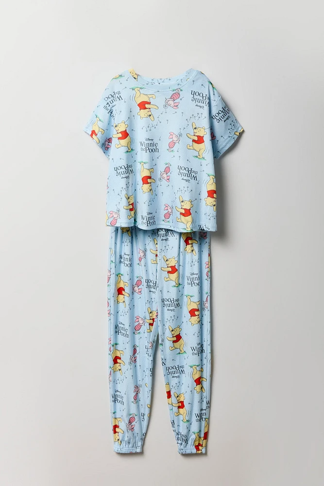 Ensemble avec t-shirt à imprimé Pooh Bear et pantalon pour fille