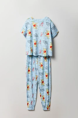 Ensemble avec t-shirt à imprimé Pooh Bear et pantalon pour fille