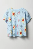 Ensemble avec t-shirt à imprimé Pooh Bear et pantalon pour fille