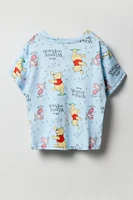 Ensemble avec t-shirt à imprimé Pooh Bear et pantalon pour fille