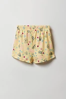 Girls Pooh & Friends Graphic T-Shirt Short 2 Piece Licensed Casual Set