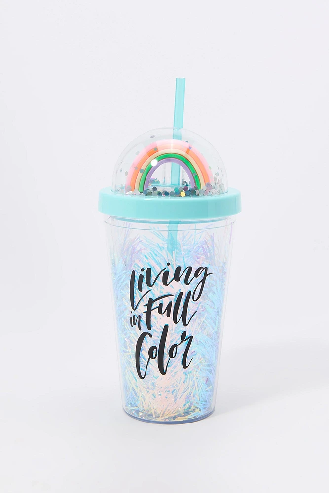 Girls Confetti Tumbler